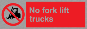 PV58: no fork lift trucks