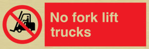 PV58: no fork lift trucks