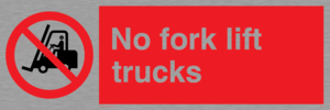 PV58: no fork lift trucks