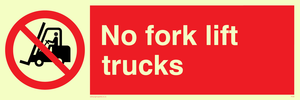 PV58: no fork lift trucks