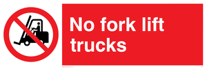 PV58: no fork lift trucks