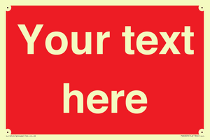 PV6005: Custom Prohibition: Blank (red) sign