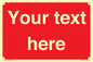 PV6005: Custom Prohibition: Blank (red) sign