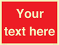 PV6005: Custom Prohibition: Blank (red) sign