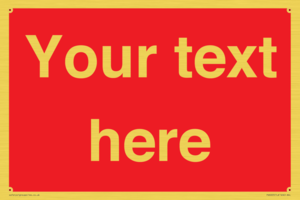 PV6005: Custom Prohibition: Blank (red) sign