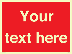 PV6005: Custom Prohibition: Blank (red) sign