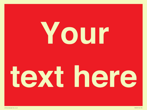 PV6005: Custom Prohibition: Blank (red) sign