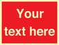 PV6005: Custom Prohibition: Blank (red) sign