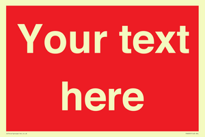 PV6005: Custom Prohibition: Blank (red) sign