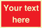 PV6005: Custom Prohibition: Blank (red) sign