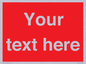 PV6005: Custom Prohibition: Blank (red) sign