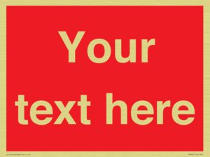 PV6005: Custom Prohibition: Blank (red) sign