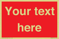 PV6005: Custom Prohibition: Blank (red) sign