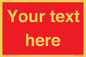 PV6005: Custom Prohibition: Blank (red) sign