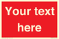 PV6005: Custom Prohibition: Blank (red) sign