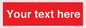PV6005: Custom Prohibition: Blank (red) sign