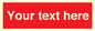 PV6005: Custom Prohibition: Blank (red) sign