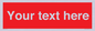 PV6005: Custom Prohibition: Blank (red) sign