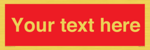 PV6005: Custom Prohibition: Blank (red) sign