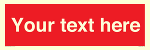PV6005: Custom Prohibition: Blank (red) sign