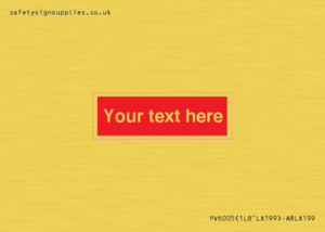 PV6005: Custom Prohibition: Blank (red) sign