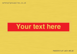 PV6005: Custom Prohibition: Blank (red) sign