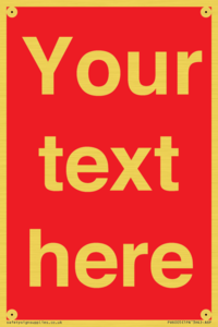 PV6005: Custom Prohibition: Blank (red) sign