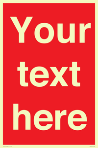 PV6005: Custom Prohibition: Blank (red) sign