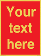 PV6005: Custom Prohibition: Blank (red) sign
