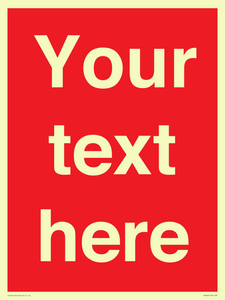 PV6005: Custom Prohibition: Blank (red) sign