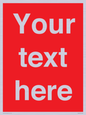 PV6005: Custom Prohibition: Blank (red) sign
