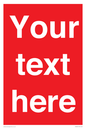 PV6005: Custom Prohibition: Blank (red) sign