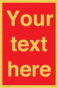 PV6005: Custom Prohibition: Blank (red) sign