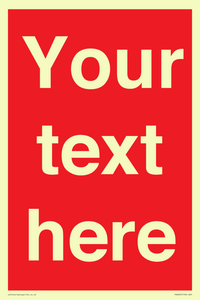 PV6005: Custom Prohibition: Blank (red) sign
