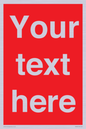 PV6005: Custom Prohibition: Blank (red) sign