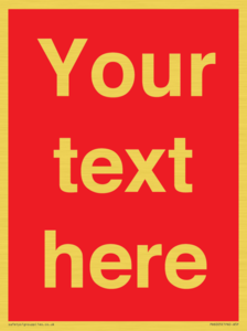 PV6005: Custom Prohibition: Blank (red) sign