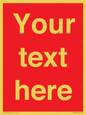 PV6005: Custom Prohibition: Blank (red) sign