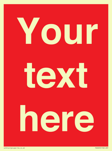 PV6005: Custom Prohibition: Blank (red) sign