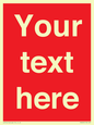 PV6005: Custom Prohibition: Blank (red) sign