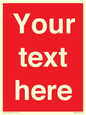 PV6005: Custom Prohibition: Blank (red) sign