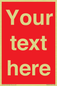 PV6005: Custom Prohibition: Blank (red) sign