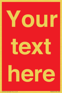 PV6005: Custom Prohibition: Blank (red) sign