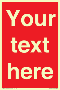 PV6005: Custom Prohibition: Blank (red) sign