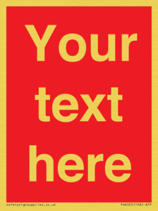 PV6005: Custom Prohibition: Blank (red) sign