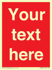 PV6005: Custom Prohibition: Blank (red) sign