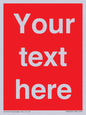 PV6005: Custom Prohibition: Blank (red) sign