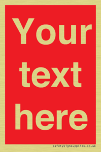 PV6005: Custom Prohibition: Blank (red) sign