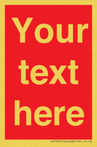 PV6005: Custom Prohibition: Blank (red) sign