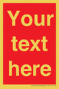 PV6005: Custom Prohibition: Blank (red) sign