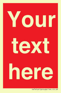 PV6005: Custom Prohibition: Blank (red) sign